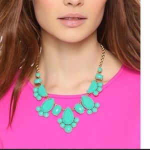 Kate Spade green/teal statement necklace